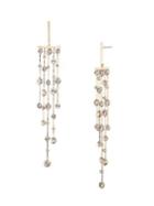 Givenchy Goldtone & Crystal Chandelier Drop Earrings