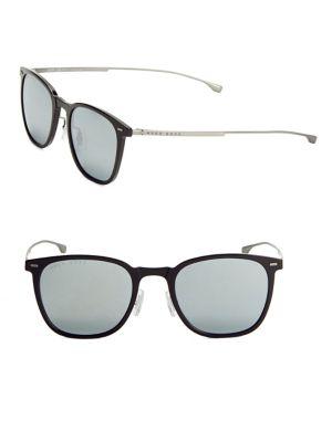 Hugo 52mm Lightweight Square Sunglasses