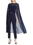 Lauren Ralph Lauren Cape Georgette Jumpsuit
