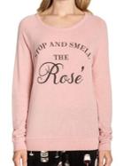 Pj Salvage Smell The Rose Graphic Top