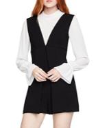 Bcbgeneration Split-front Wide-leg Romper