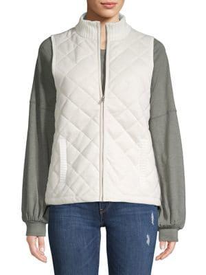 Jones New York Classic Quilted Vest