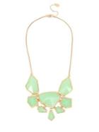 H Halston Crystal Faceted Frontal Necklace