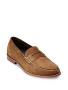 Cole Haan Pinch Grand. Os Suede Penny Loafers