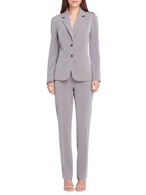 Tahari Arthur S. Levine Pinstripe Jacket And Pant Suit