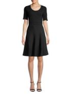 Diane Von Furstenberg Textured A-line Dress