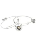 Alex And Ani Two-piece You Are My Heart Expandable Bangles