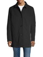 Cole Haan Melton Wool Reversible Topper