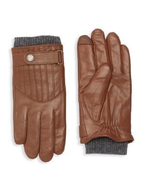 Polo Ralph Lauren Leather Quilted Gloves