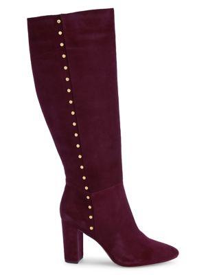 Ralph Lauren Atherton Suede Heeled Boots