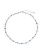Carolee Something Blue Studded Collar Necklace