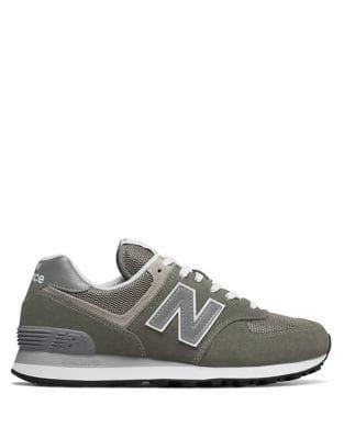 New Balance Women's W574 Suede Lace-up Sneakers
