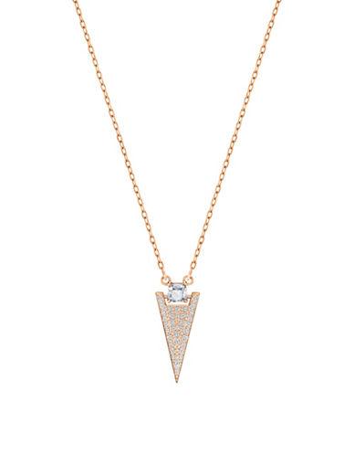Swarovski Funk Collection 18k Rose Gold-plated Crystal Pendant Necklace