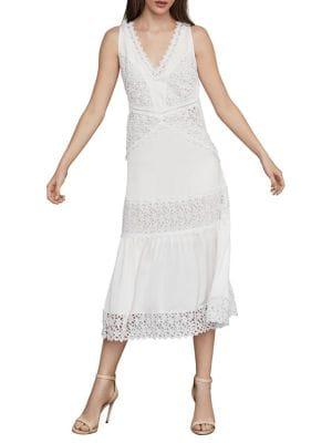 Bcbgmaxazria Sleeveless Lace Shift Dress