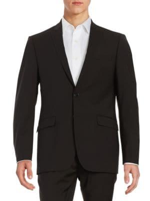 Calvin Klein Peak-lapel Stretch Suit Jacket