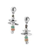 Uno De 50 Silvertone All The Time Earrings
