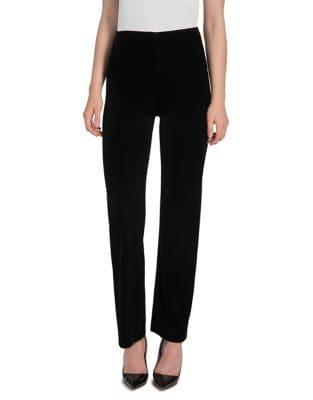 Lysse Straight-leg Velvet Pants