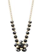 Kate Spade New York Sunset Blooms Floral Statement Necklace
