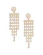 Design Lab Lord & Taylor Disc Drop Earrings