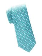 Tommy Hilfiger Animal-print Silk Tie