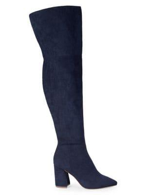 Charles By Charles David Viceroy Stretch Suede Boots