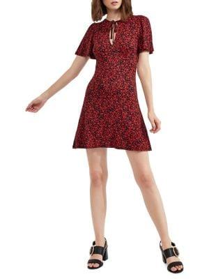 Miss Selfridge Floral Short-sleeve Dress