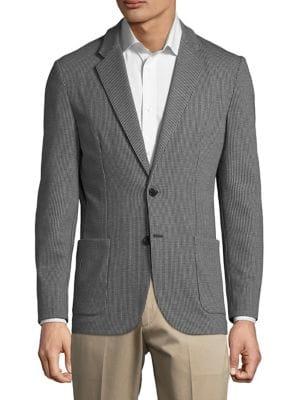 Karl Lagerfeld Paris Slim Fit Houndstooth Sport Jacket