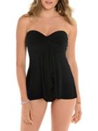 Miraclesuit Citizen Twist-front Flutter Swim Top