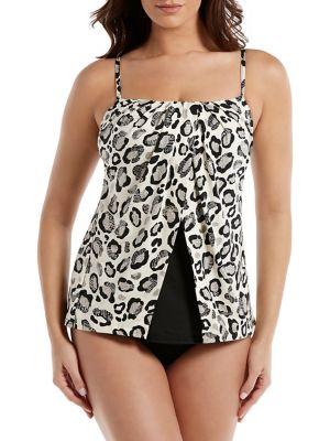 Miraclesuit Purrfectly Posh Flyaway Swim Top