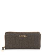 Calvin Klein Monogram Faux Leather Wallet