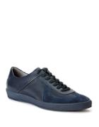 Calvin Klein Zack Suede And Leather Sneakers