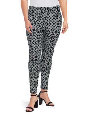 Michael Michael Kors Plus Geo Rope Cropped Pants