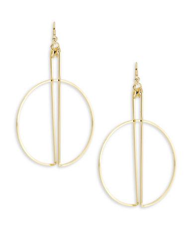 Design Lab Lord & Taylor Circle Drop Earrings