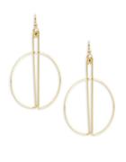 Design Lab Lord & Taylor Circle Drop Earrings