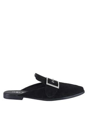 Sol Sana Elliot Buckled Suede Mules