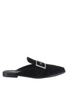 Sol Sana Elliot Buckled Suede Mules