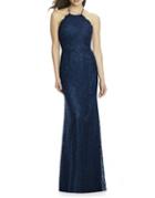 Dessy Collection Full Length Marquis Lace Dress