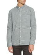 Kenneth Cole New York Gingham Checked Slim-fit Shirt