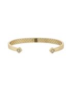 Laundry By Shelli Segal Crystal Open Tapered Cuff Bracelet