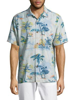 Tommy Bahama Florida Palms Silk Woven Shirt