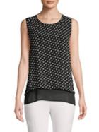 Michael Michael Kors Layered Envelope-back Sleeveless Blouse