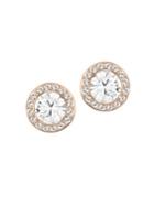 Swarovski Angelic Rose Goldtone & Crystal Stud Earrings
