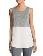 Design Lab Lord & Taylor Contrast Tank Top