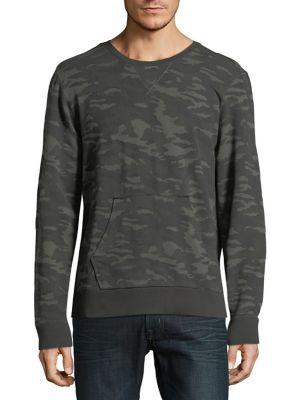 Joe's Jeans Army Camouflage Sweatshirt
