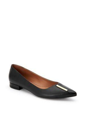 Calvin Klein Arline Leather Flats
