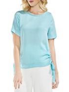 Vince Camuto Side Drawstring Short-sleeve Top