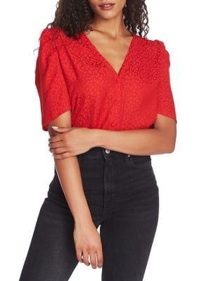 1.state Printed Button-front Top