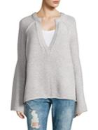 Free People Lovely Lines Bell-sleeve Sweater