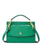 Lauren Ralph Lauren Crocodile-embossed Leather Belt Bag