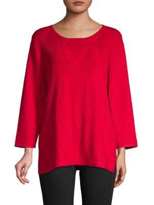 Karl Lagerfeld Paris Knit Textured Sweater